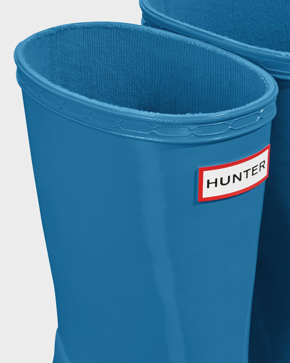 Kids Hunter Original First Classic Gloss | Rain Boots Blue | NZ-56379-IOSL